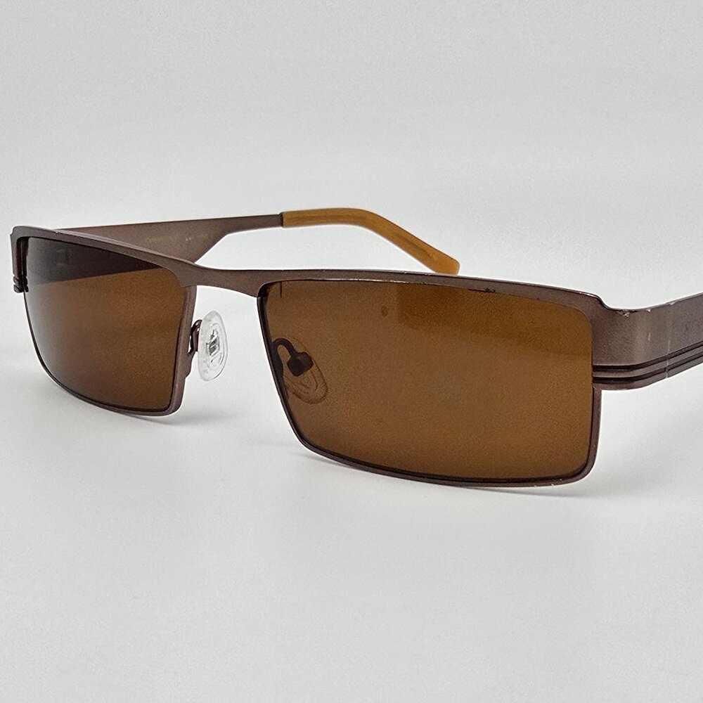 Cubavera CVSun 8008-1 Brown Frame Polarized Brown Lens Sunglasses w/ Flexhinge